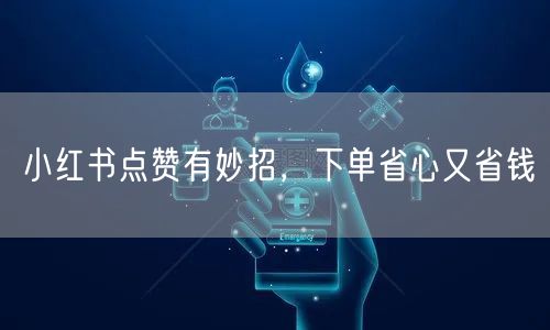 小红书点赞有妙招，下单省心又省钱